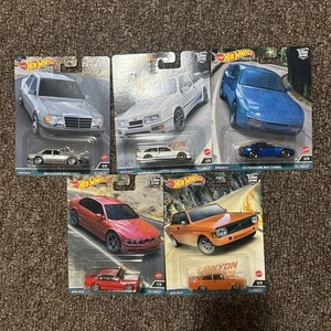 Hot Wheels 2023 Car Culture Canyon Warriors Premium 5er Set BMW Volvo Porsche - Bild 1 von 7