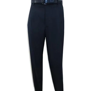 Men's Apollo King Slacks Single Pleated Semi Wide Leg DM22 Navy Size 38 - Picture 1 of 4