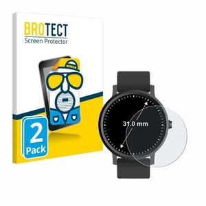 2x Anti Glare Screen Protector for Circular Displays (ø: 31 mm) Matte - Photo 1/7