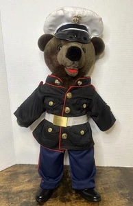 Bear Forces of America 19 Zoll Marine Corps Kleid Blues Bear - USMC Plüsch - Bild 1 von 9