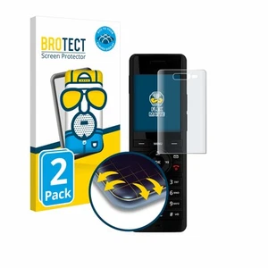 2x Full Cover for AVM Fritz!Fon X6 Black Matte Screen Protector Curved - Zdjęcie 1 z 8