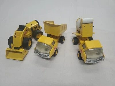 Vintage Tonka Construction Survivor Toys! Front Loader Dump Truck Cement Mixer! - Image 1 of 4