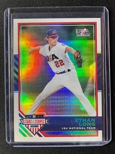 2017 Panini USA Stars & Stripes Ethan Long Holo Foil #98/99 Padres!!!