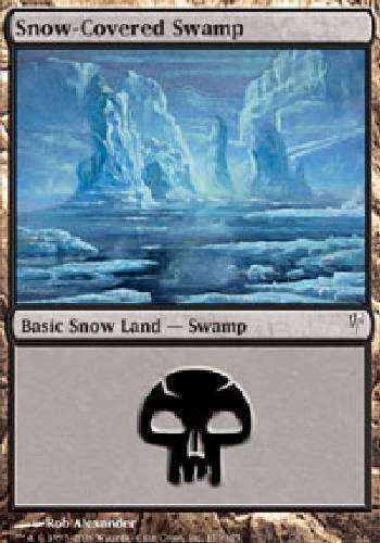 SNOW-COVERED SWAMP X4 4 4X Coldsnap MTG Magic the Gathering Cards DJMagic - Image 1 of 1
