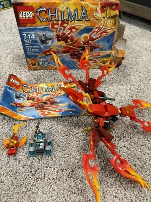 LEGO 70221 Flinx's Ultimate Phoenix Legends of Chima complete with Manual - Image 1 of 4
