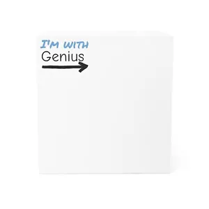 Note Cube Sticky Notes Genius Ideas Gift, Post-it Note Pad - Picture 1 of 4