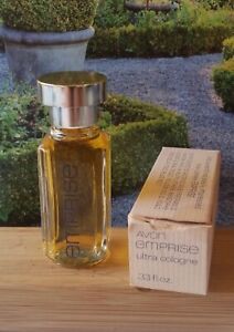 Vintage Emprise Ultra Cologne by Avon. .33 oz splash perfume mini FULL