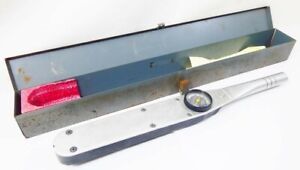 Vtg 1972 Consolidated Devices Dial Torque Wrench 1753DF Case FSN-5120-640-6364