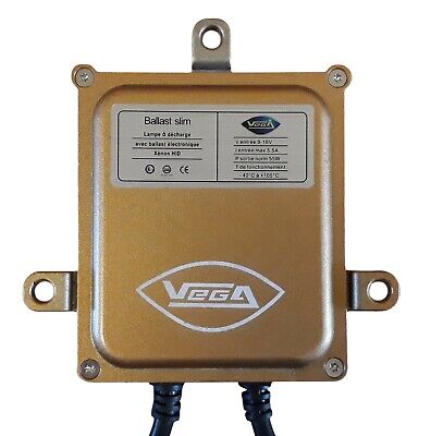 Ballast VEGA® 24 Volts Ultra Fin Slim 55W Doré Pour Kit HID Ampoule Xénon • 7.90€