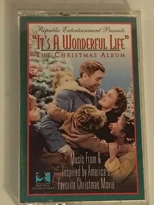 It's a Wonderful Life The Christmas Cassette Tape Dean Martin Julie Andrews 1994 Foto 1 de 4