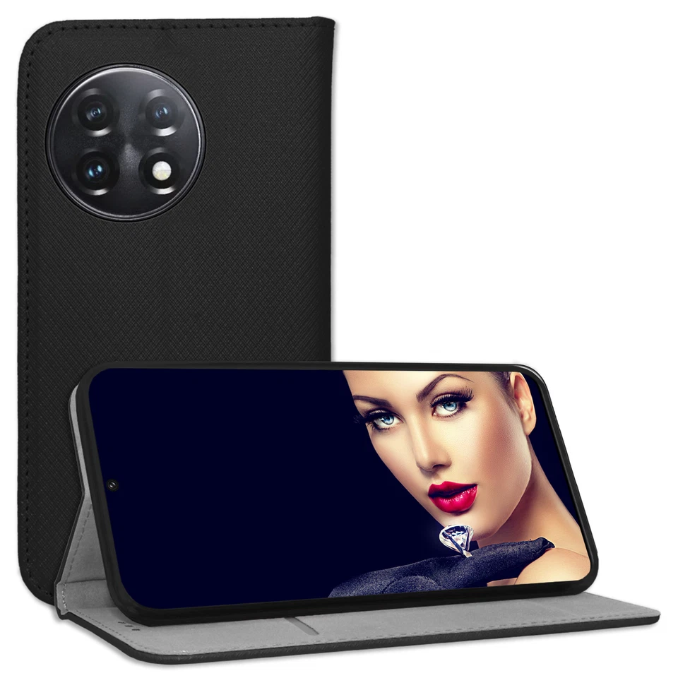 Custodia protettiva a libro per OnePlus 11 Cover Bookstyle Case nero - Immagine 1 di 1