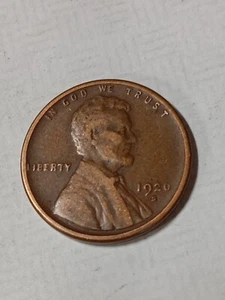 👉1920-S Lincoln Wheat Penny G/Vg - Picture 1 of 2
