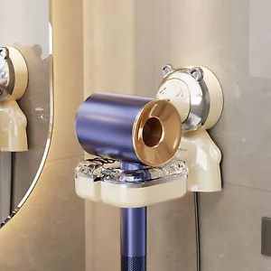 No-drill Hair Dryer Rack Hair Dryer Rack Mount Hair Dryer Holder - Picture 1 of 12