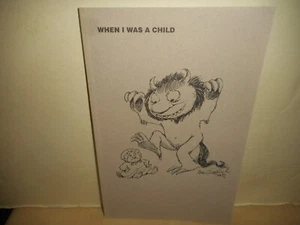 WHEN I WAS A CHILD Barbara Rosen Maurice Sendlak Illustrations 1992 Paperback - Picture 1 of 24
