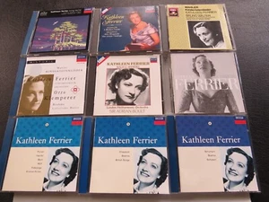 KATHLEEN FERRIER - 9 x CD Job lot - Stanford/Mahler/Brahms/Bach/Handel - Picture 1 of 21