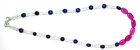 925 Sterling Silver Lock 18" Strand Necklace Onyx-Crystal Gemstone Beads Uj44