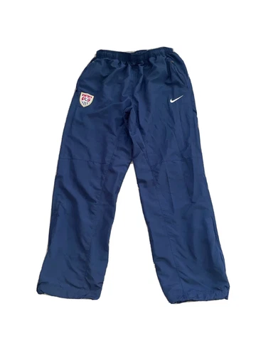 Nike Team DriFit USA Soccer Windbreaker Pants Youth XL Mens Medium Navy Blue Cover