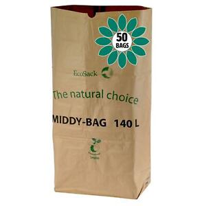 EcoSack 140L compostable bags (50 bags)