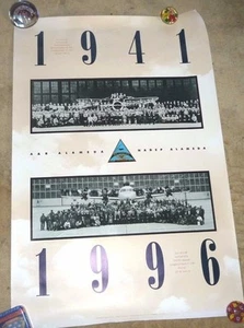 PÓSTER DE COLECCIÓN ALAMEDA CALIFORNIA NADEP DEPÓSITO DE AVIACIÓN NAVAL 1941 1996 - Imagen 1 de 6