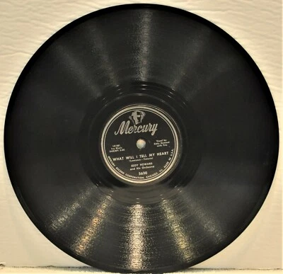 EDDY HOWARD "What Will I Tell My Heart / The Strange Little Girl" 78 RPM - Image 1 of 3
