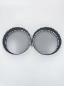 2x 8" Tin Fixed Base 20 cm Victoria Sandwich Cake Bakeware Tin Non-Stick - Picture 1 of 6