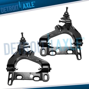 Pair (2) Front Lower Control Arm w/ Ball Joint for Chevy Trailblazer GMC Envoy - Picture 1 of 8