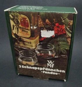 Alcohol Heated Glasses Vintage Germany Fondue Set - Picture 1 of 7