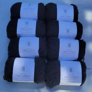 Lot of 8 New Universal Yarns ~Obsidian~ Clean Cotton Yarn - Picture 1 of 4