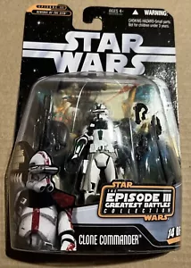 Star Wars Episode III Greatest Battles Clone Commander #14 3.75” Scale Figure - Picture 1 of 24