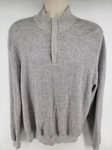 The Men's Store Bloomingdale's Wool Cashmere Sweater Size XL Gray - Picture 1 of 9