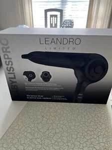 BaByliss PRO Leandro Limited The Sensor Dryer 1875 Watt NIB Hair Blow Black NIB - Picture 1 of 4