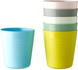 IKEA Kalas, Pastel. 6 Mugs, Children’s, Kids, Plastic Cups NEW .Free P&P - Picture 1 of 1