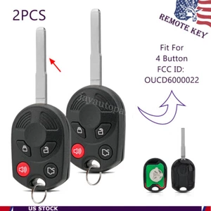 2 For 2012 2013 2014 2015 2016 Ford Focus Keyless Uncut Car Remote Key Fob - Picture 1 of 9