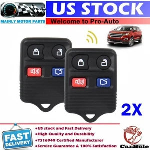 2 Keyless Entry Remote Control Car Key Fob Clicker Transmitter For Ford Explorer - Picture 1 of 15