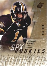 2009 SPx Football Card #203 William Moore Rookie /799