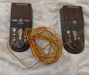 Brumberger Official Codemaster TelegraphSignal Set w/MorseCode Record-NOT TESTED - Picture 1 of 11