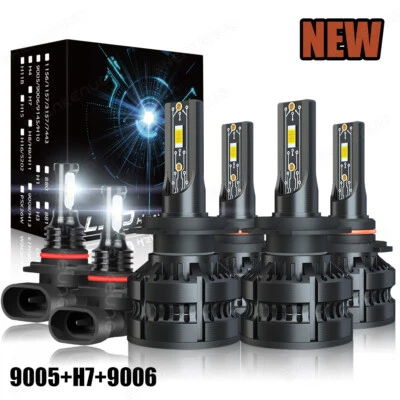 Para Subaru Outback 2005-2009 9005 H7 Faro 9006 Luz Antiniebla LED Combo 6x Bombillas Foto 1 de 4