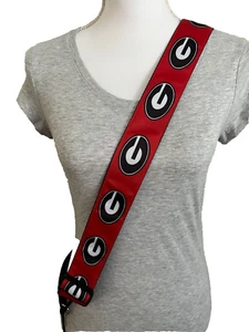 University of Georgia Bulldogs Purse Strap Appx 2”x46" Grad Alum Gift 4 Her Mom - Picture 1 of 8