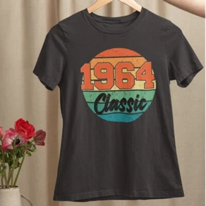 1964 Classic T-Shirt Born Vintage Retro Novelty Birthday Friends Family Gifts - Picture 1 of 23