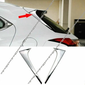 Para Lexus UX 200 250h 2019-21 triple cromo ventana trasera ala triángulo lateral decoración - Imagen 1 de 7
