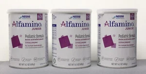 3 Cans - Nestle ALFAMIN0 Junior  Unflavored Formula - Exp 08/2026 - Picture 1 of 6