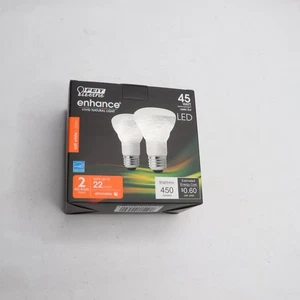 (2-Pk) Feit Flood/Spotlight LED Bulb R20 Lamp E26 Lamp Base Dimmable - Picture 1 of 4