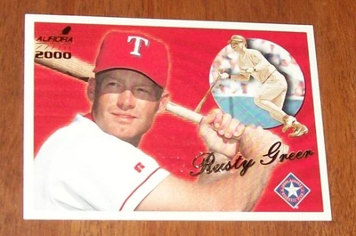 Rare 2000 Pacific Aurora National Show Anaheim California Rusty Greer Card - Image 1 of 2