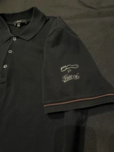 GUCCI FIAT 500 ITALIENISCHES GESTREIFTES POLO GG XXL PASST ABER HERRENGRÖSSE LARGE L AUTHENTISCH - Bild 1 von 24