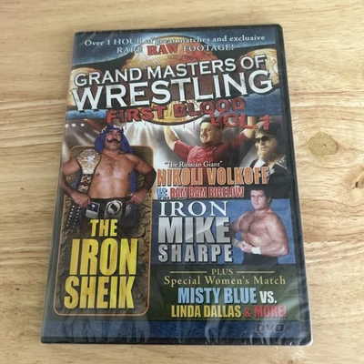 Grand Masters Of Wrestling First Blood, Vol. 1  DVD WWE Rare Raw Footage - NEW - Image 1 of 4