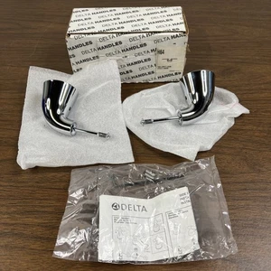 Delta H64 zwei traditionelle klassische Metallhebel Std Griff kein Akzent Vintage NOS - Bild 1 von 5