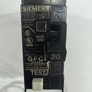 Siemens BF120A Circuit Breaker - Black Bolt On - Picture 1 of 7