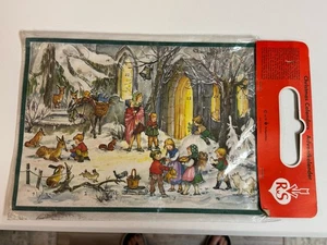 Vintage Christmas Advent Calendar West Germany NOS - Picture 1 of 8
