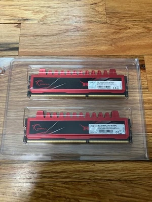 G.Skill Ripjaws 8GB Kit (2x4GB) PC3-12800 DDR3-1600 RAM DIMM F3-12800CL9D-8GBRL - Image 1 of 4