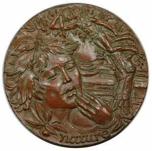 1966 Society of Medalists 73rd Issue bronze medal by Robert Lohman, 73 mm - Picture 1 of 3